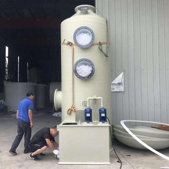 PP噴淋塔除霧裝置的工作原理